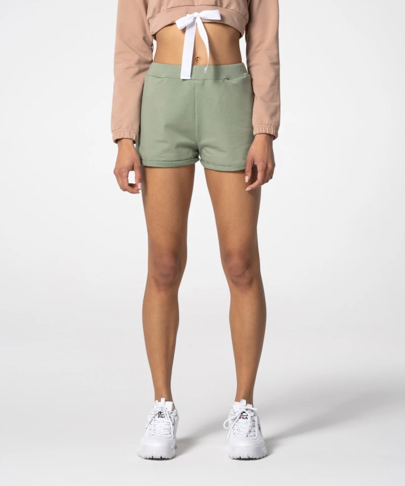 Green Pirum shorts for active women