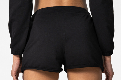 black gym shorts for women