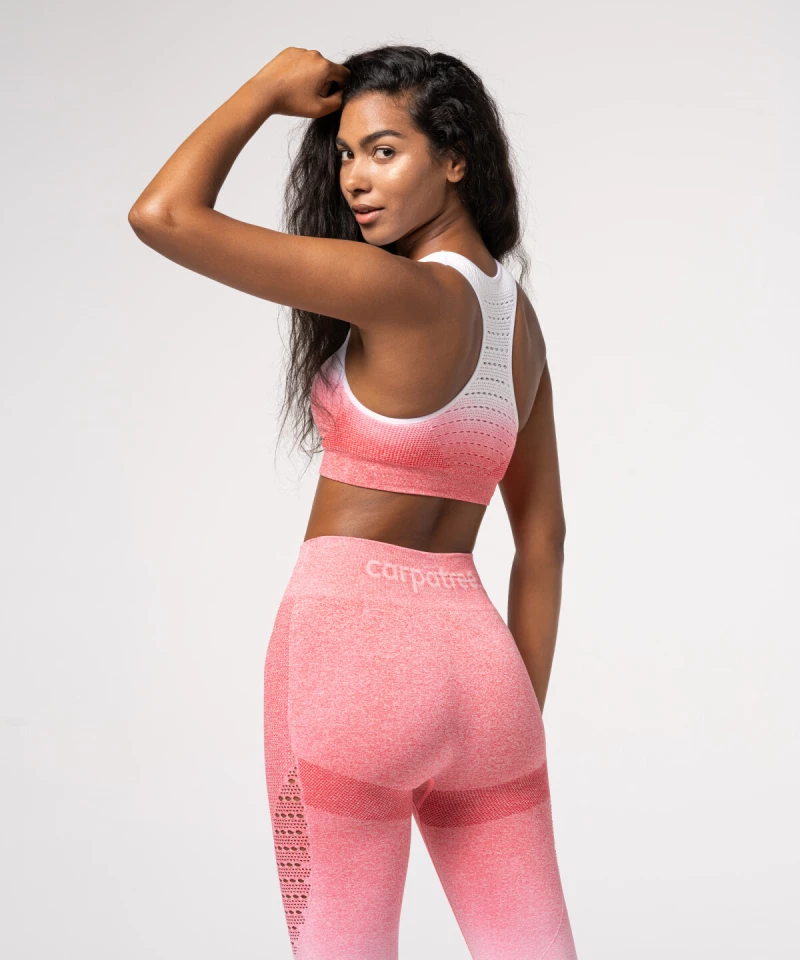 Gymshark - Ombre Seamless Sports Bra (Coral Peach)