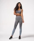 grey & navy gym seamless leggings