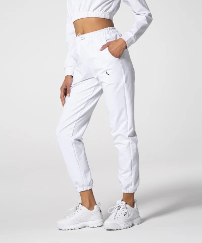 Białe spodnie dresowe Juniper