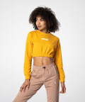 Women's sports sweatshirt, yellow