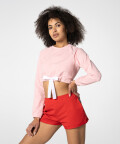 Tilia Cropped Sweatshirt, Pink