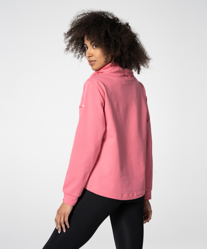 Asymetric Pink Sweatshirt