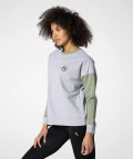 Grey & green unisex sweatshirt