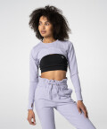 Super Cropped Sweatshirt, Lavender