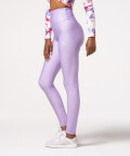 Legginsy Impression z wysokim stanem, Liliowe
