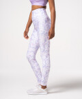 Legginsy Impression z wysokim stanem, Fioletowe Tie Dye