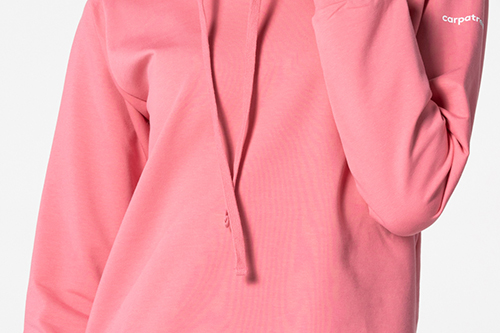 pink sports sweatshirt