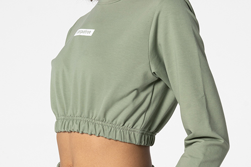 olive women's sweatshirt