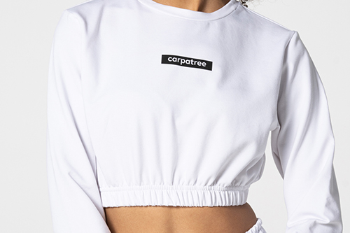 women's white sweatshirt