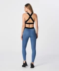 Blue gym regular waist leggings