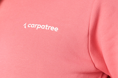 Pink Funnel Neck Sweatshirt