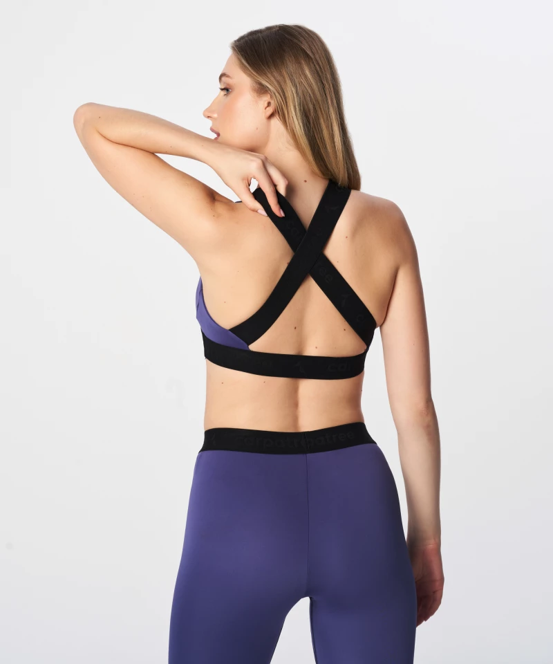 Violet Bra with cut-out back