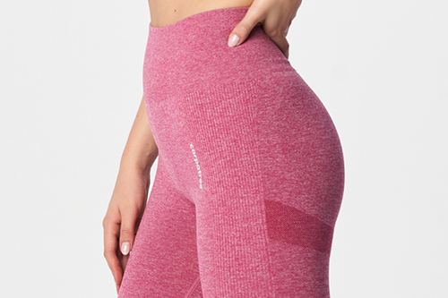 różowe legginsy allure z logo