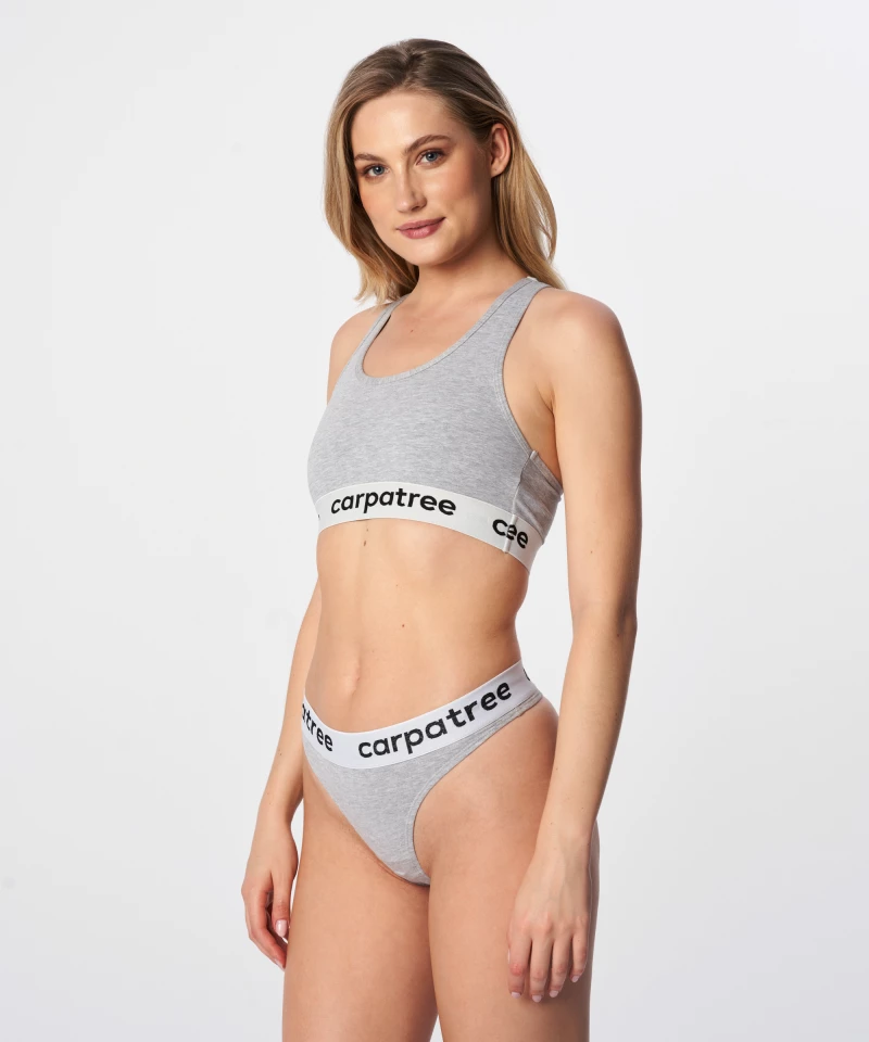 Women's Briefs, Grey Sports Underwear - Carpatree