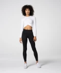 Women's Black high-rise leggings