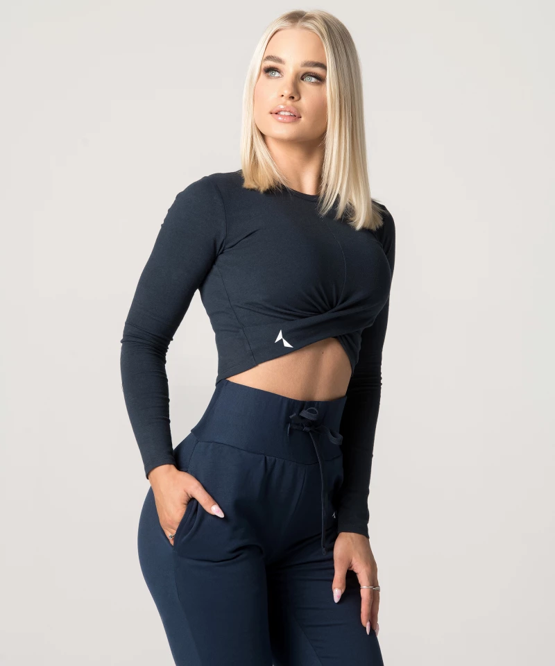 Navy sports top