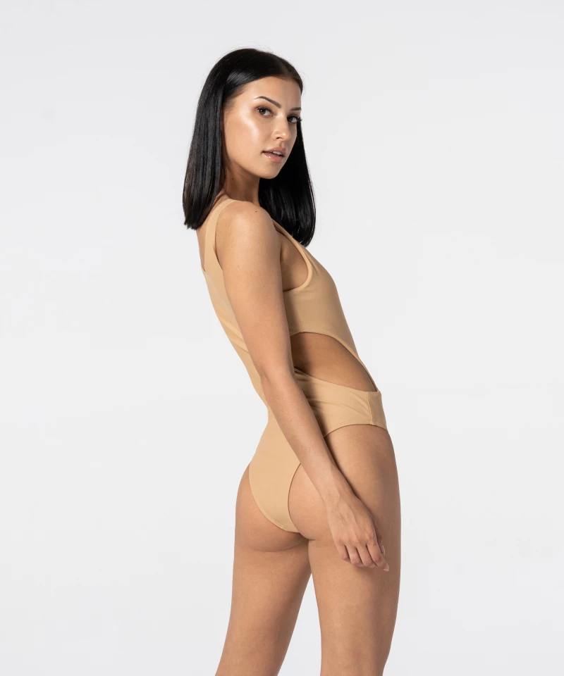 Wholesale skin color bodysuit Trendy One-Piece Suits, Rompers