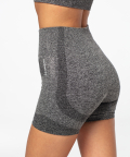women's high rise seamless shorts Vibe grey