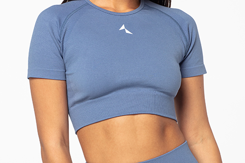 blue seamless Vibe top