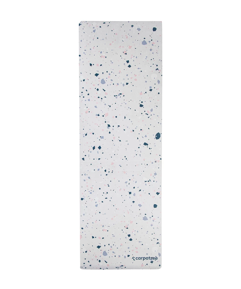 White mat with dots