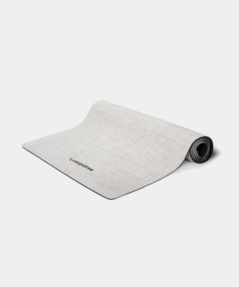 Linen print Yoga mat