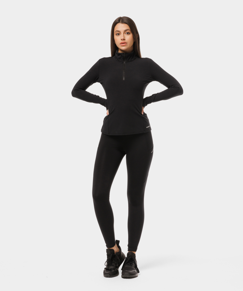 Black running longsleeve