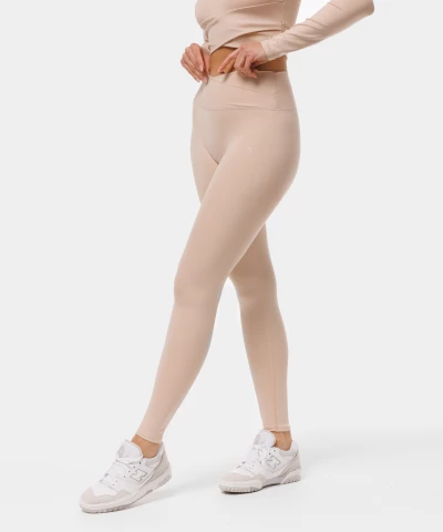 Crossover leggings with high waist