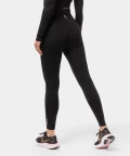 Black optically slimming leggings