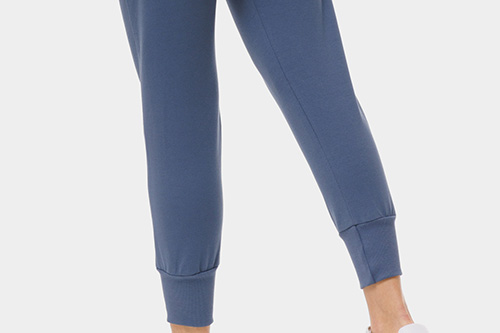 blue skinny sweatpants