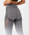 grey leggings with mesh panels