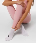 pink seamless high-waisted leggings
