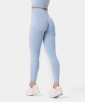 blue leggings with push-up effect