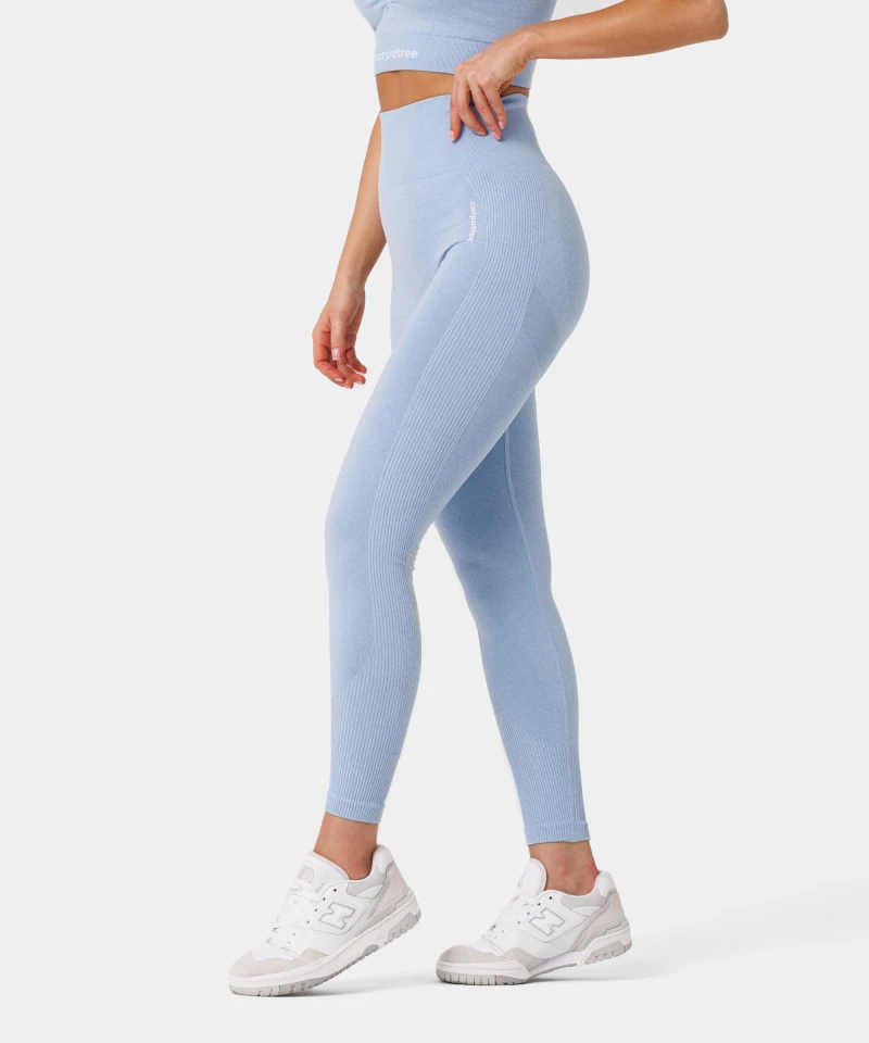 Women's blue shaping leggings
