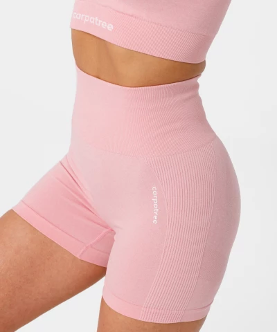 Pink seamless shorts