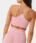 pink bra with adjustable straps