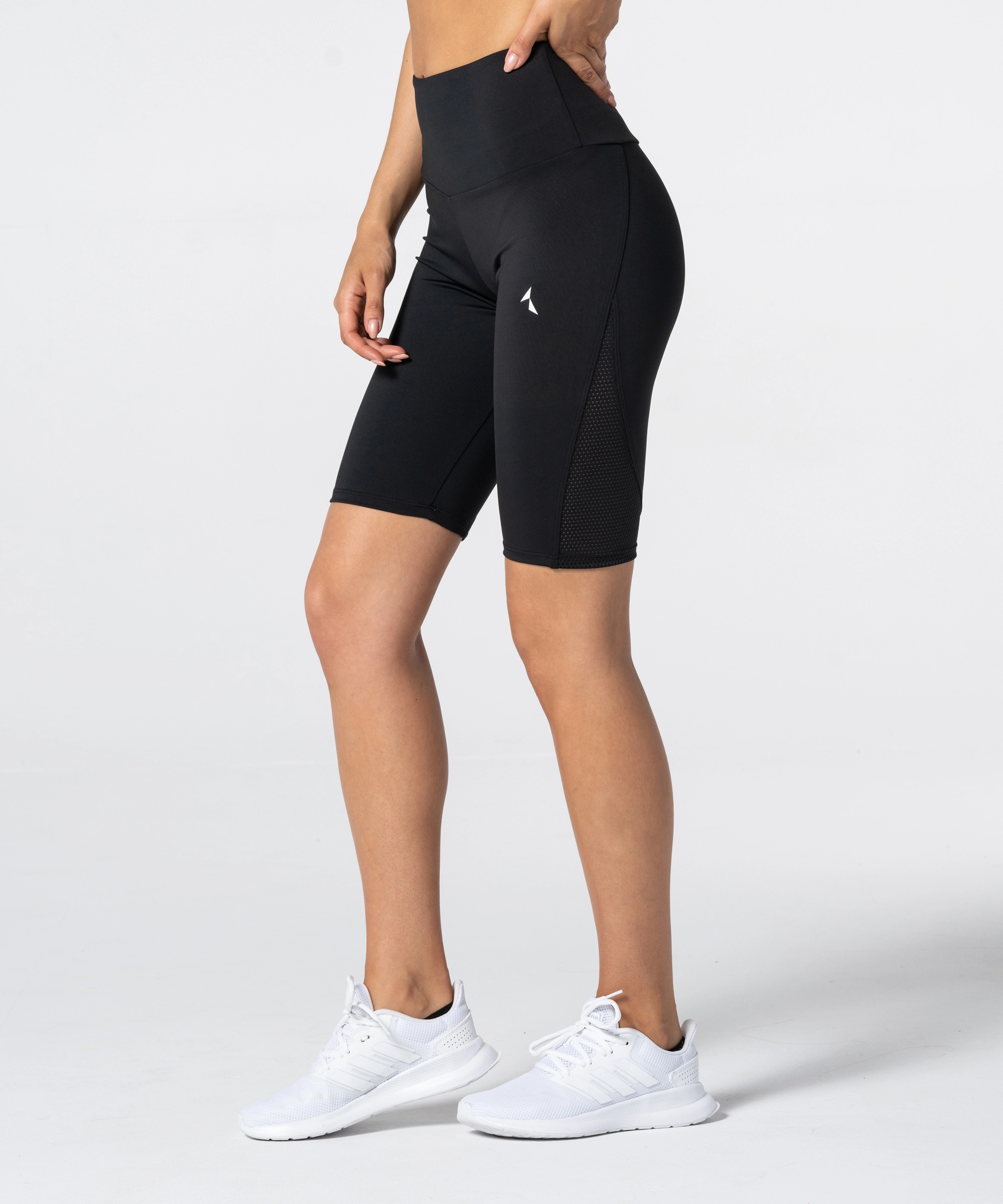 Women's Black Tape Biker Shorts - Carpatree