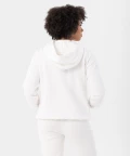 Biała komfortowa bluza damska Essentials
