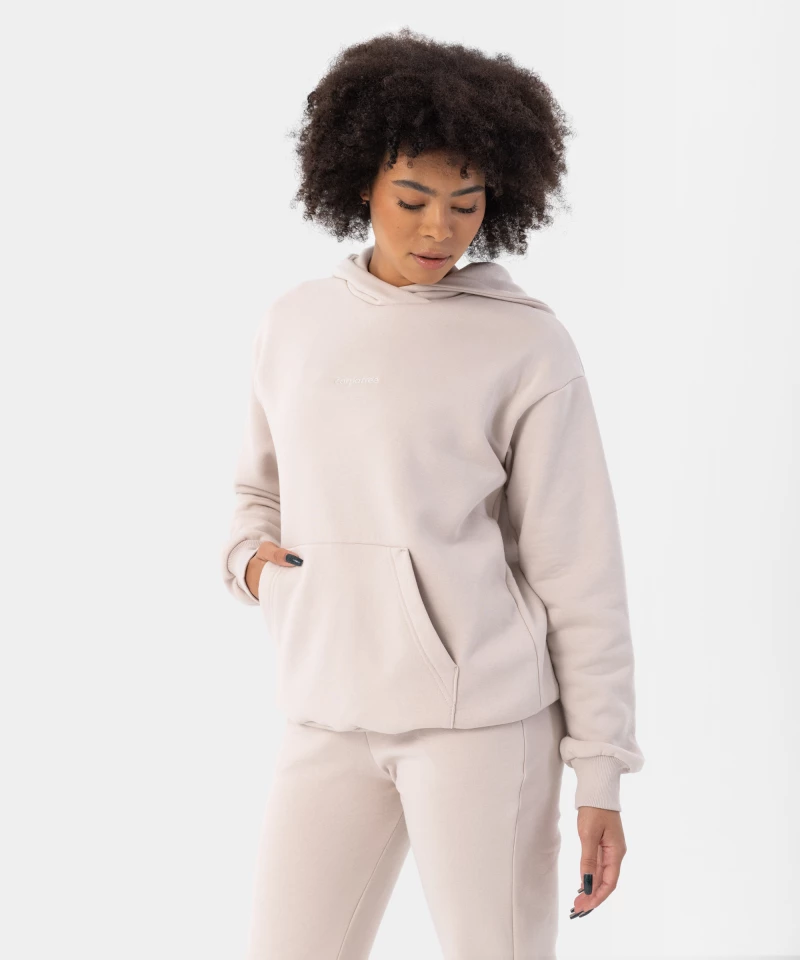 Women's sweatshirt with pocket in the middle