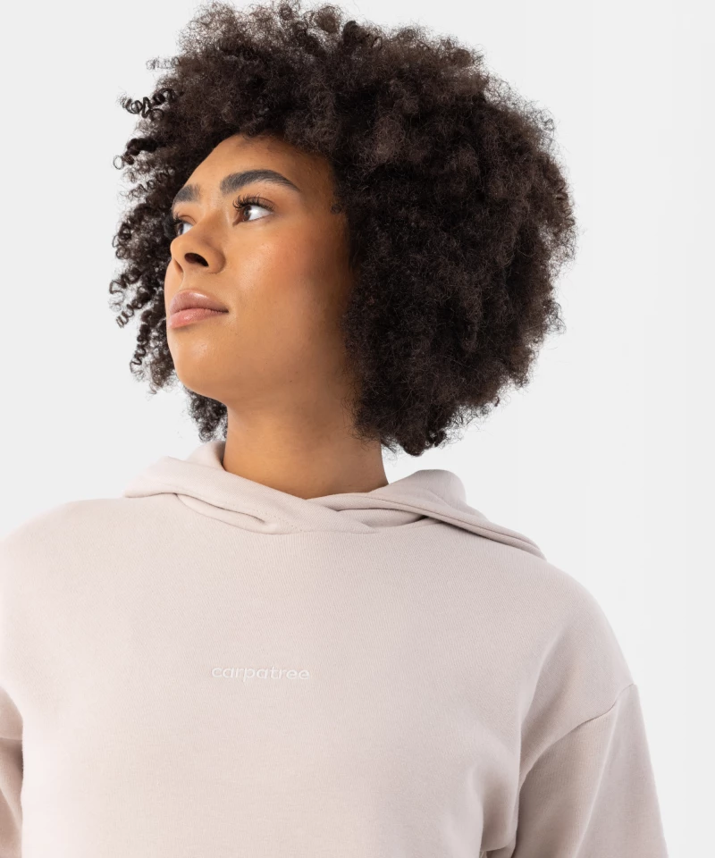 Women's beige Essentials sweatshirt