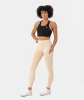 beige leggings with pockets