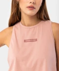 pink women's crop top