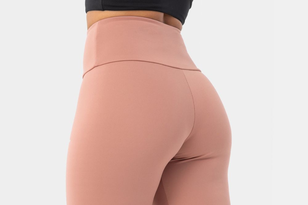 STRADIVARIUS KLASYCZNE CZARNE LEGGINSY PRĄŻKI UEO NG3__XL