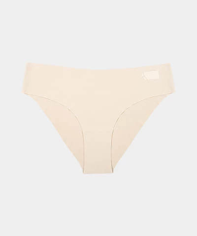 beige women's seamless panties