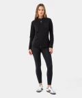 minimalistyczna czarna bluza