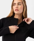 women's sweatshirt with zipper