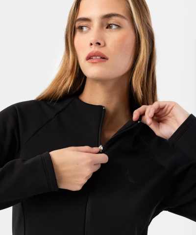 women's sweatshirt with zipper