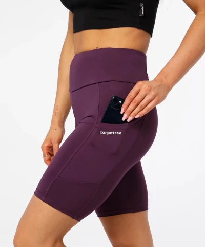 Grey Libra Biker Shorts with 3 pockets - Carpatree