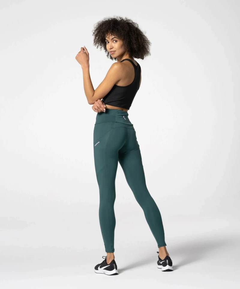 Seamless modeling leggings Blaze green - Carpatree